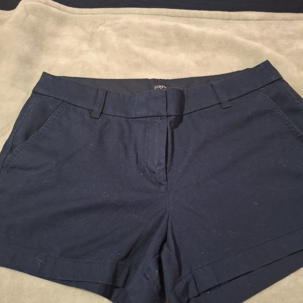 J. Crew Blue Bermuda Shorts Classic Tailored Design